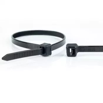 WKK UV-Stabilised Black Plastic Cable Ties 530 x 9 mm, 100-Pack 110299071