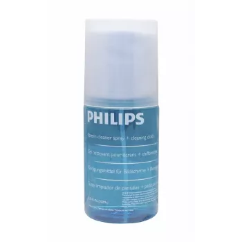 PHILIPS SVC1116B/10 Screen Cleaning Kit for LED, LCD, Plasma, OLED, Smartphones, Tablets, Laptops, TVs - 200 ml Gel Spray + Microfibre Cloth