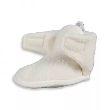 Lodger Slipper Teddy Baby Shoes, Cloud Dancer, 12-18 Months