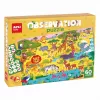 AGIPA Junior Observation Puzzle The Savannah, 60 Pieces, Cardboard Box, 4+ Years 19221