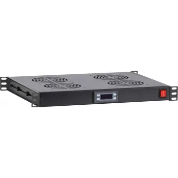 DS-IT 19 inch Fan Unit with 4 Fans and Thermostat (DS-FT1U4TM)