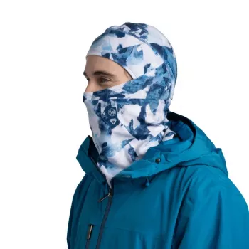Buff Thermonet Balaclava with Flap - Synth Blue