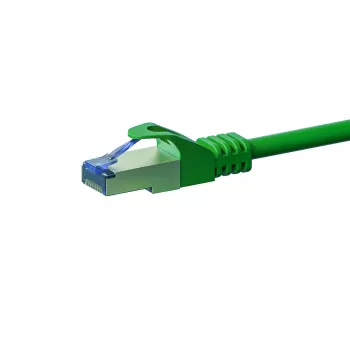 DSIT CAT 6a S/FTP LSZH Ethernet Patch Cable, 0.5 m, Green DC-6A3-005