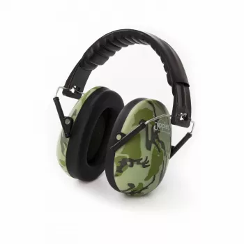 Jippie's Children's Noise-Cancelling Headphones, Camouflage | 27 dB SNR Hearing Protection for Children