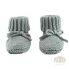 Lodger Slipper Folklore Merino Wool Baby Shoes, Silk, 0-6 Months