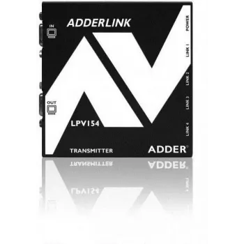 ADDER LPV154T AV Extender Transmitter – VGA & Audio over CATx, 300 m, Black ALPV154T-IEC