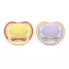 Philips Avent Ultra Air Soother 0-6 Months, 2-Pack, Girl