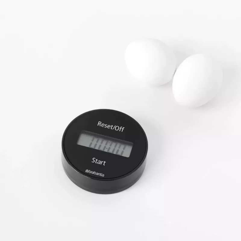 Brabantia Kitchen Timer with Magnet, Dark Grey