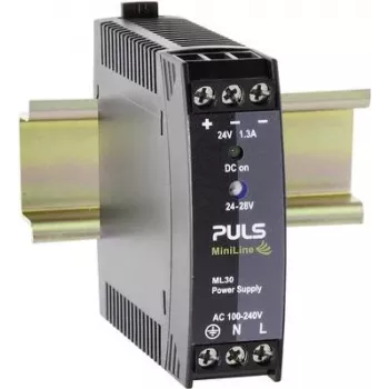 PULS MiniLine ML30.241 DIN Rail Switching Power Supply 24V DC 1.3A 30W