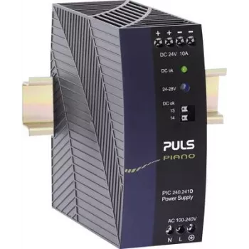 PULS Piano DIN-Rail Power Supply 24V 10A 240W PIC240.241D