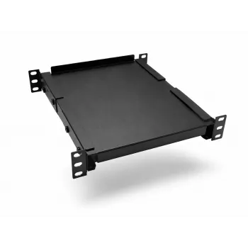 DSIT DS10-FO34 10 inch Universal Fixed Shelf for 450mm Deep Cabinets, 1U, Black