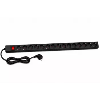 DSIT 15-Way Vertical PDU with Earthing Contact (DS-15PDU-PE)