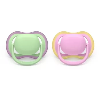 Philips Avent Ultra Air Soother 6-18 Months, 2-Pack, Animal Design