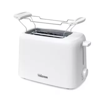 Tristar BR-1061 toaster with bun warmer, defrost function, reheat function, overheating protection, White