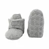 Lodger Slipper Folklore Fleece Baby Slippers, Drizzle, 12-18 Months