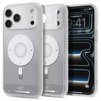 Spigen Ultra Hybrid MagSafe case for iPhone 17 Pro Max / 18 Pro Max – Classic Silver
