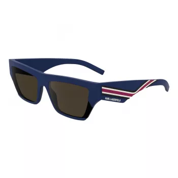 Karl Lagerfeld Unisex KL6163S-401 Sunglasses, Black Frame, Grey Lenses, 59/17/145 mm
