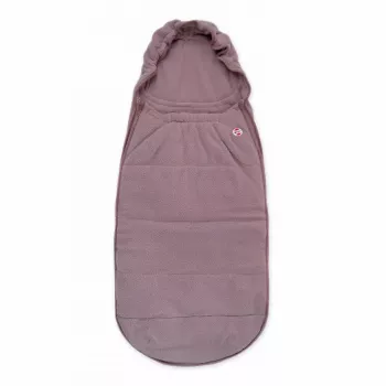 Lodger Mini BunkerTeddy all-season footmuff for car seats, rose