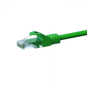 DSIT CAT 5e U/UTP network patch cable, 7.5m, green, CCA, RJ45 DC-C53-075