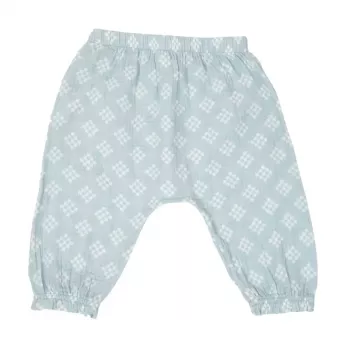 Lodger Hipster Tribe Muslin Baby Hipster Trousers, Ice Flow, 74 cm