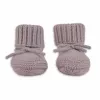 Lodger Slipper Merino Wool Baby Shoes, Rose, 0-6 Months