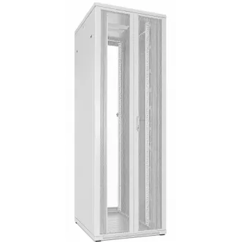 DSIT 47U 19 inch Server Cabinet, Perforated Double Doors Front and Rear, White, 800x1000x2200 mm (DS8047DD-W)