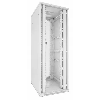 DSIT 47U 19 inch Server Cabinet, Perforated Double Doors Front and Rear, White, 800x1000x2200 mm (DS8047DD-W)