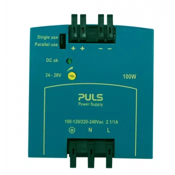 PULS MiniLine ML100.100 DIN Rail Power Supply 24V DC 4.2A 100W