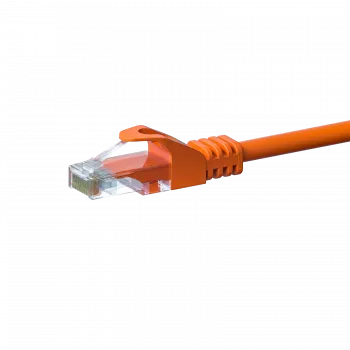 DSIT CAT5e Network Cable, U/UTP, 0.50 m, Orange, 100% Copper (DC-56-005)