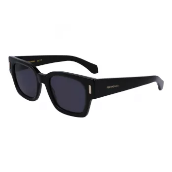Ferragamo Men's Sunglasses SF2010S-1 Black/Grey 52mm