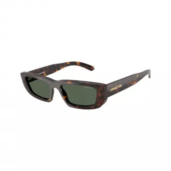 Arnette Women's AN4357-122271 Rectangular Sunglasses, Transparent Grey Frame, Dark Grey Lenses, 53/17/145 mm