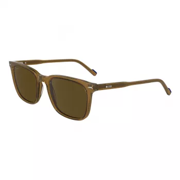 ZEISS Men's ZS24545S-200 Rectangular Sunglasses, Black Frame, Grey Polycarbonate Lenses, 53-19-145 mm, 100% UV400 Protection