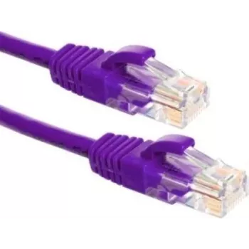 DSIT UTP CAT6a 0.25m Purple Patch Cable - 100% Copper (DC-U6A8-002)