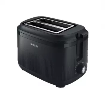 Philips Daily Collection Toaster HD2511/90, 830 W, 2 Slots, Black