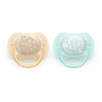 Philips Avent Ultra Soft DECO Pacifier 0-6 Months, 2-Pack