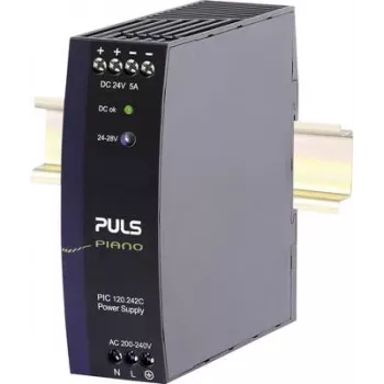 PULS Piano DIN Rail Power Supply 24V/DC 5A 120W PIC120.242C