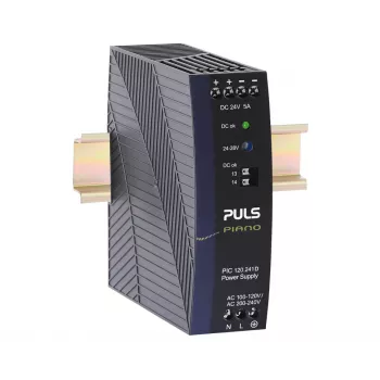 PULS Piano DIN Rail Power Supply 24V DC 5A 120W (PIC120.241D)