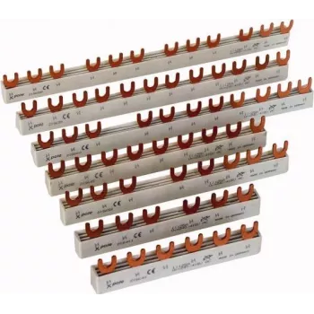 Eaton EVG-3PHAS/N/5MODUL/LS Pre-Wired Distribution Group, 3-Phase + Neutral, 5 Modules, Red 215659