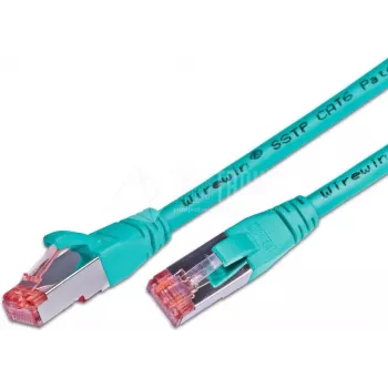 Wirewin Cat6 S/FTP LSOH patch cable, 10m, turquoise PKW-PIMF-KAT6 10.0 TK