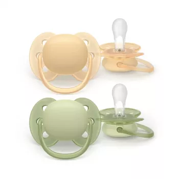 Philips Avent Ultra Soft Soothers 6-18 Months, 2-Pack, Boy