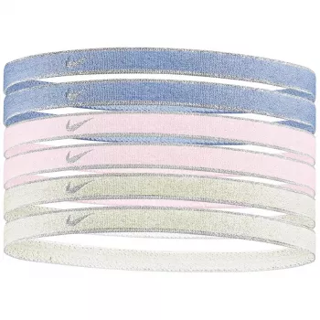 Nike Swoosh Sport Hair Ties 6-Pack Metallic Purple, Pink, Yellow N1002008511OS