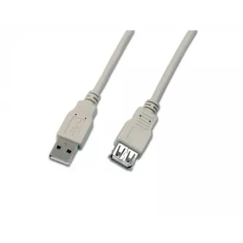 Wirewin USB 2.0 Extension Cable A Plug to A Socket 5m Grey USB A-A MF 5.0 GR