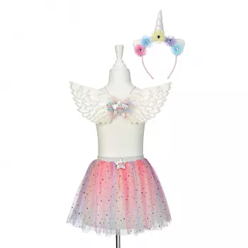 Souza! Celestia Costume Set – Skirt, Headband & Wings for Girls 5-7 Years