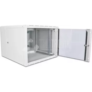 Wirewin 19-inch Wall Cabinet, 2-Part, 600x650mm, 15U (WCAB D 600X650X15U)