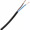 HEINRICH KOPP H03VV-F 2x0.75mm² Black Flexible PVC Cable 10m 152210845