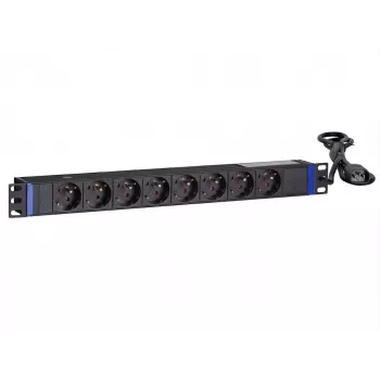 DSIT 19-inch 8-Way Rackmount PDU with C14 Plug and Earthing Contact (DS-8PDU-C14-PE)