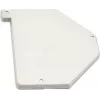 Wirewin WKS DIN Rail Cover Right - Plastic Cover for Keystone DIN Rail Holder, Light Grey