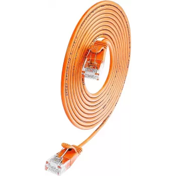 Wirewin SLIM UL6 3 OR - Cat.6 SLIM-Light Patch Cable, U/UTP, 3.0 m, Orange (PKW-LIGHT-K6 3.0 OR)