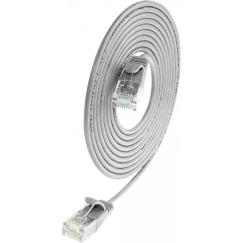 Wirewin SLIM UL6 3 GR - Cat.6 Slim-Light Cable, U/UTP, 3.0 m, Grey (PKW-LIGHT-K6 3.0)