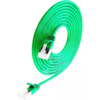 Wirewin Light Patch Cable Round U/FTP Cat 6a Green 3.0m Slim Flexible Thin PoE PKW-LIGHT-STP-K6A 3.0 GN